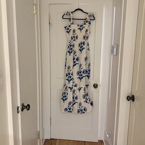 NWT Marea by Liz Joy Sasco Dress in Indigo Zinia